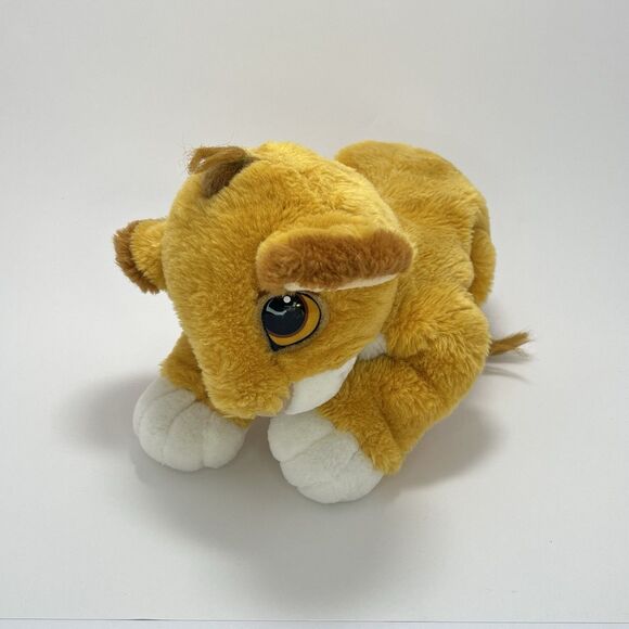 Vintage 1993 Mattel Disney Baby Simba Lion King Plush Floppy Stuffed Animal - Picture 1 of 5